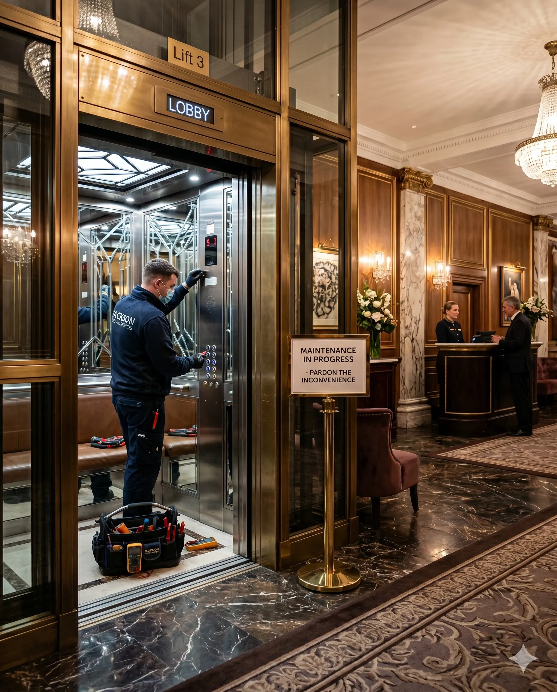 Hotel elevator maintenance Hyderabad